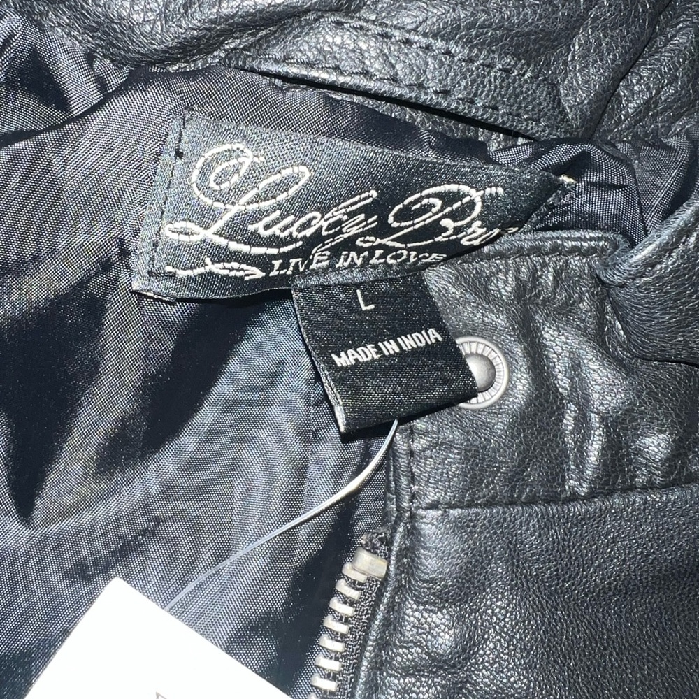 Jacket leather  new - Picture 3 of 4